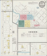 Worthington Minnesota 1894 - Fire Insurance Index - Old Map Reprint