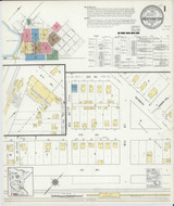 Worthington Minnesota 1917 - Fire Insurance Index - Old Map Reprint