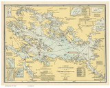 Lake Winnipesaukee, New Hampshire 1938 - Old Map Reprint