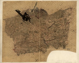 Amherst & Nelson County Virginia ca 1860 - Old Map Reprint