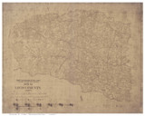 Louisa County Virginia 1863 - Old Map Reprint
