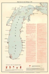 Lake Michigan Shipwrecks 1894 USDA Custom - USA Regional 7
