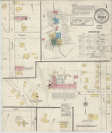 Athens Tennessee 1917 - Fire Insurance Index - Old Map Reprint