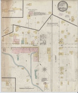 Bells Depot Tennessee 1888 - Fire Insurance Index - Old Map Reprint