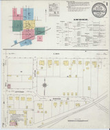Brownsville Tennessee 1910 - Fire Insurance Index - Old Map Reprint