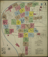 Chattanooga Tennessee 1889 - Fire Insurance Index - Old Map Reprint