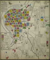 Chattanooga Tennessee 1901 - Fire Insurance Index - Old Map Reprint