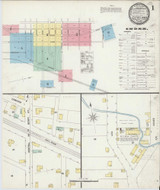 Cleveland Tennessee 1897 - Fire Insurance Index - Old Map Reprint