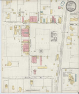 Collierville Tennessee 1892 - Fire Insurance Index - Old Map Reprint