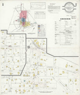 Crossville Tennessee 1933 - Fire Insurance Index - Old Map Reprint