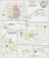 Dyersburg Tennessee 1891 - Fire Insurance Index - Old Map Reprint