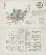 Fayetteville Tennessee 1914 - Fire Insurance Index - Old Map Reprint