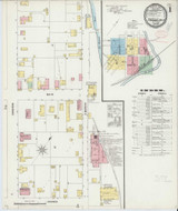 Franklin Tennessee 1898 - Fire Insurance Index - Old Map Reprint