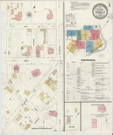 Franklin Tennessee 1908 - Fire Insurance Index - Old Map Reprint