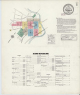 Franklin Tennessee 1913 - Fire Insurance Index - Old Map Reprint