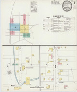 Greeneville Tennessee 1897 - Fire Insurance Index - Old Map Reprint
