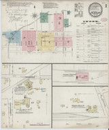 Jackson Tennessee 1887 - Fire Insurance Index - Old Map Reprint