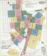 Johnson City Tennessee 1920 - Fire Insurance Index - Old Map Reprint