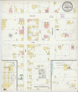 Kingston Tennessee 1907 - Fire Insurance Index - Old Map Reprint