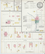 Lebanon Tennessee 1893 - Fire Insurance Index - Old Map Reprint