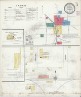 Lebanon Tennessee 1907 - Fire Insurance Index - Old Map Reprint