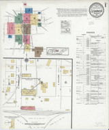 Lebanon Tennessee 1920 - Fire Insurance Index - Old Map Reprint