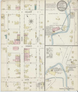 Maryville Tennessee 1887 - Fire Insurance Index - Old Map Reprint