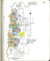 Memphis Tennessee 1952 V8 - Fire Insurance Index - Old Map Reprint