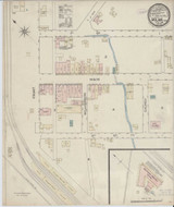 Milan Tennessee 1886 - Fire Insurance Index - Old Map Reprint