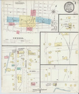 Morristown Tennessee 1897 - Fire Insurance Index - Old Map Reprint