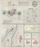 Morristown Tennessee 1913 - Fire Insurance Index - Old Map Reprint