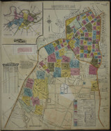 Nashville Tennessee 1951 V4 - Fire Insurance Index - Old Map Reprint