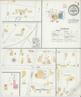 Newbern Tennessee 1905 - Fire Insurance Index - Old Map Reprint
