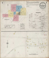 Newbern Tennessee 1929 - Fire Insurance Index - Old Map Reprint