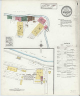Newport Tennessee 1920 - Fire Insurance Index - Old Map Reprint