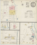 Pulaski Tennessee 1888 - Fire Insurance Index - Old Map Reprint