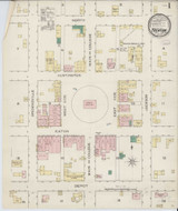 Trenton Tennessee 1886 - Fire Insurance Index - Old Map Reprint