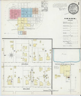 Trenton Tennessee 1891 - Fire Insurance Index - Old Map Reprint