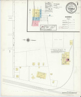 Trimble Tennessee 1914 - Fire Insurance Index - Old Map Reprint