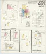 Winchester Tennessee 1910 - Fire Insurance Index - Old Map Reprint