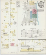 Alexandria Louisiana 1896 - Fire Insurance Index - Old Map Reprint