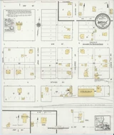 Basile Louisiana 1920 - Fire Insurance Index - Old Map Reprint