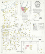 Cottonport Louisiana 1944 - Fire Insurance Index - Old Map Reprint