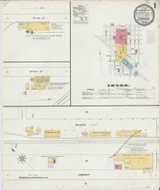 Jennings Louisiana 1900 - Fire Insurance Index - Old Map Reprint