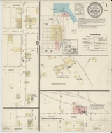 Leesville Louisiana 1915 - Fire Insurance Index - Old Map Reprint