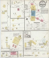 Marksville Louisiana 1920 - Fire Insurance Index - Old Map Reprint