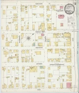 Napoleonville Louisiana 1899 - Fire Insurance Index - Old Map Reprint