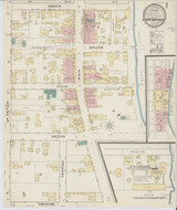 New Iberia Louisiana 1885 - Fire Insurance Index - Old Map Reprint