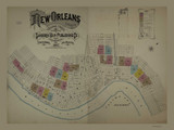 New Orleans Louisiana 1887 V3 - Fire Insurance Index - Old Map Reprint