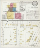 Oakdale Louisiana 1921 - Fire Insurance Index - Old Map Reprint